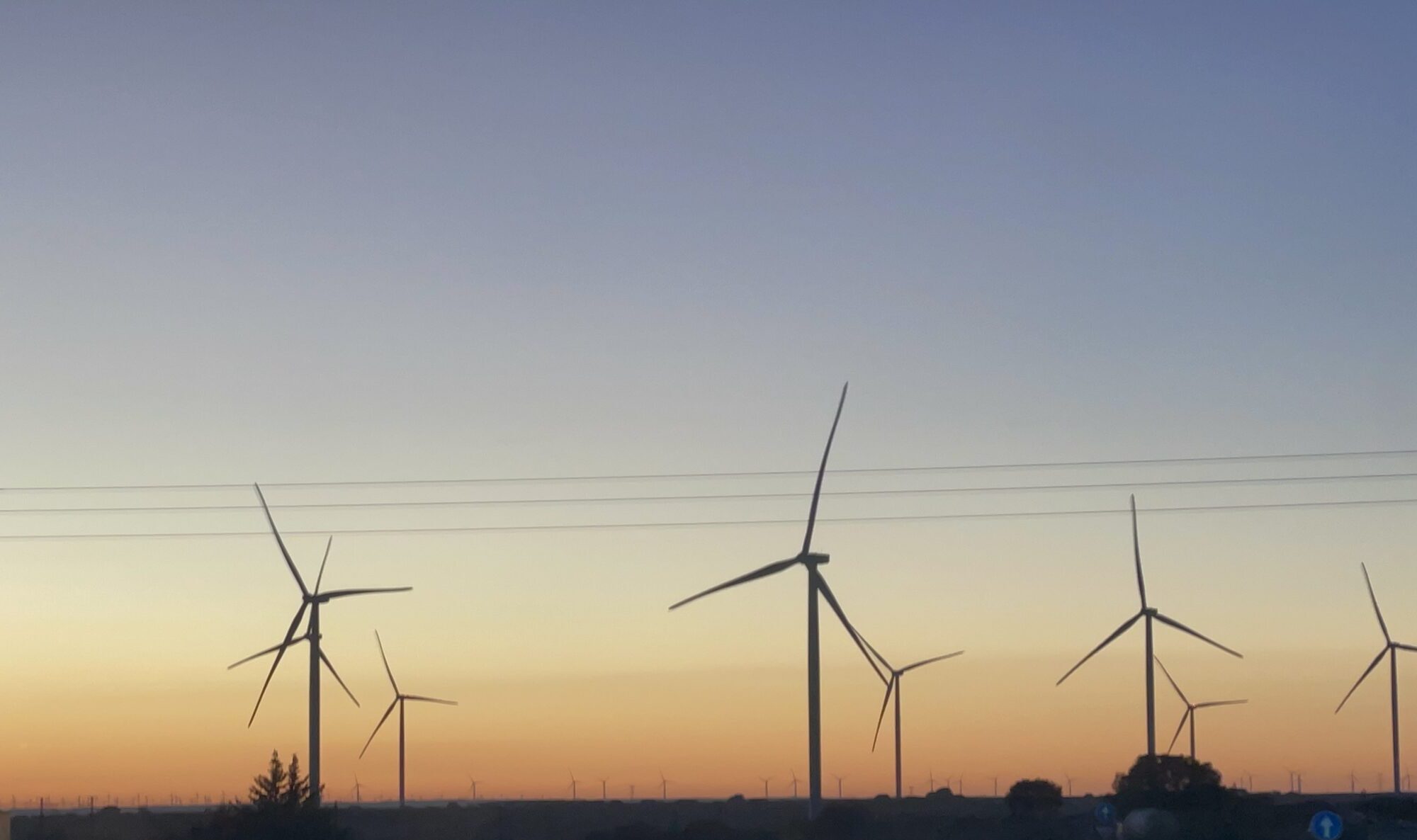 Wind turbines in Spain